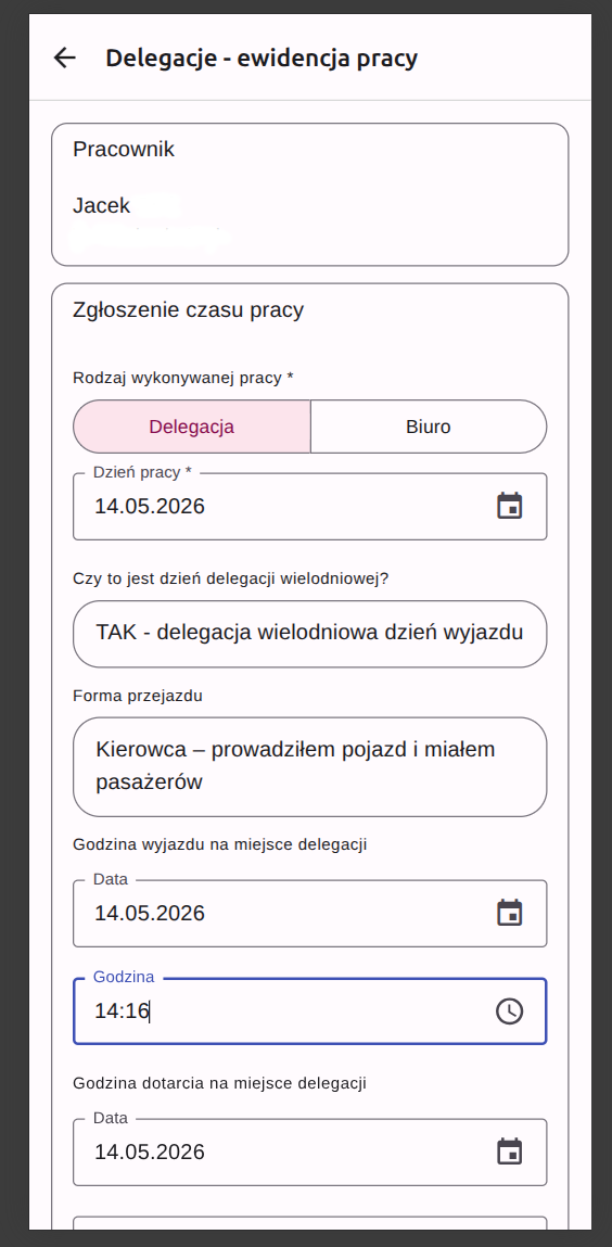 rozliczenie delegacji